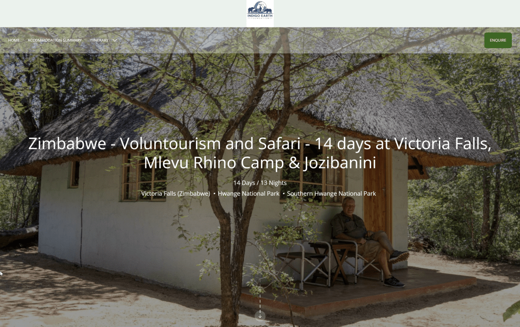 Voluntourism and safari trip thumbnail