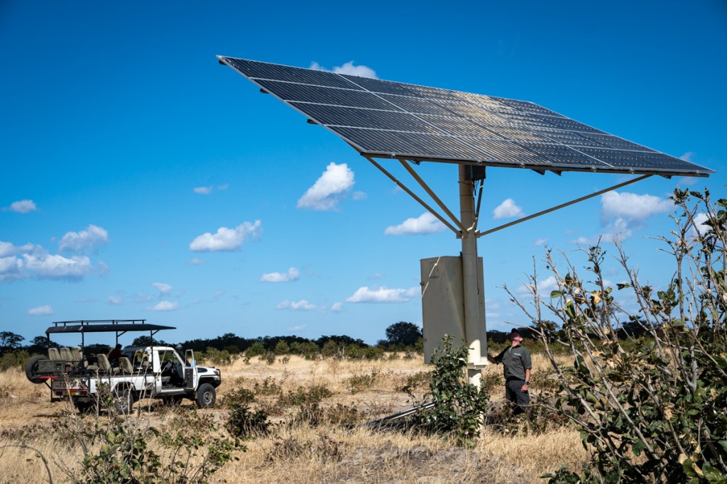 Solar Water Hole Pump in Zimbabwe