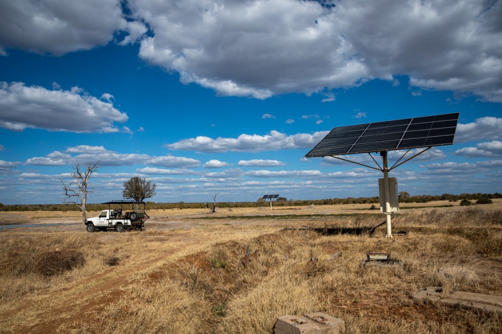 Solar Water Hole Pump in Zimbabwe