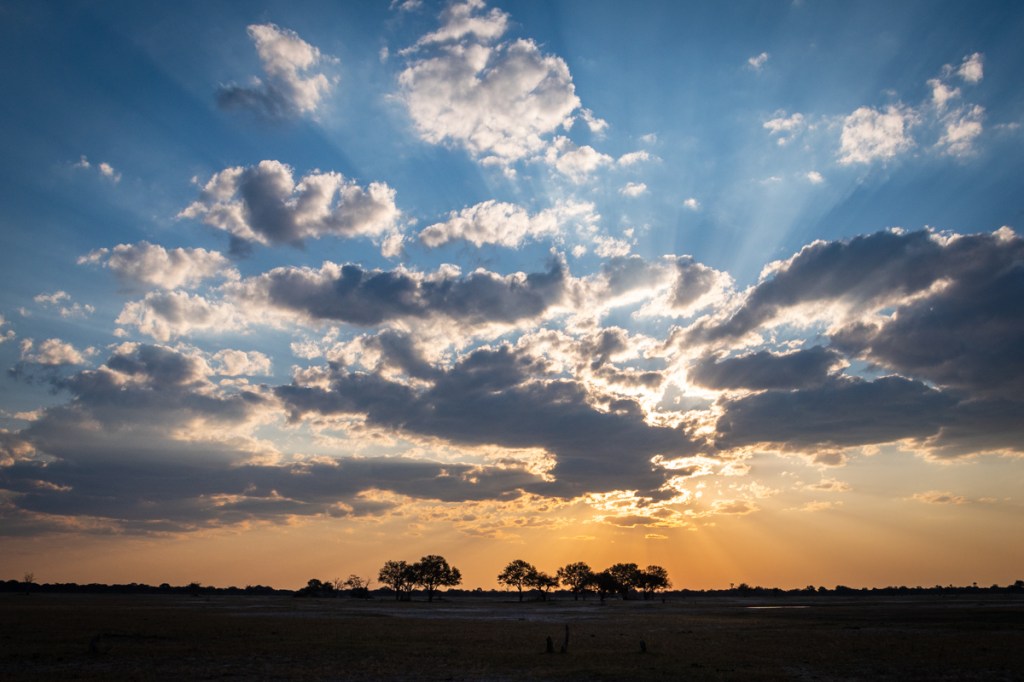 Sunset in Hwange National Park