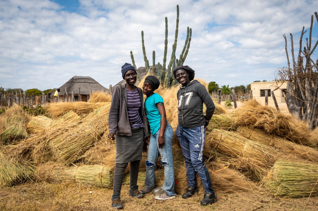 Collecting Thatching Grass