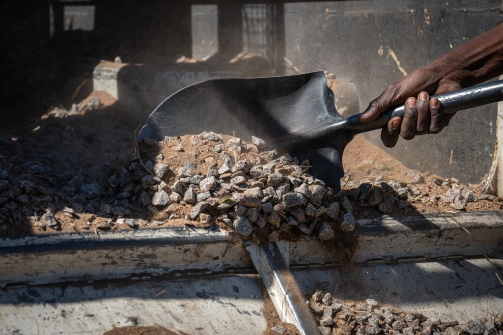 Building a wildlife trough